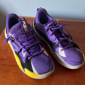 Puma RS Dreamer J. Cole Mens size 7c Purple Heart Basketball Sneakers Lakers